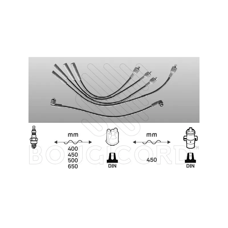 Kit de câbles d'allumage EFI AUTOMOTIVE 4004