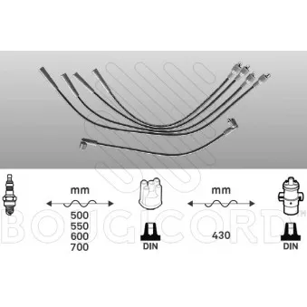 Kit de câbles d'allumage EFI AUTOMOTIVE 4007