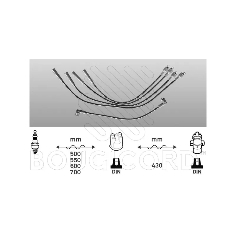Kit de câbles d'allumage EFI AUTOMOTIVE 4007
