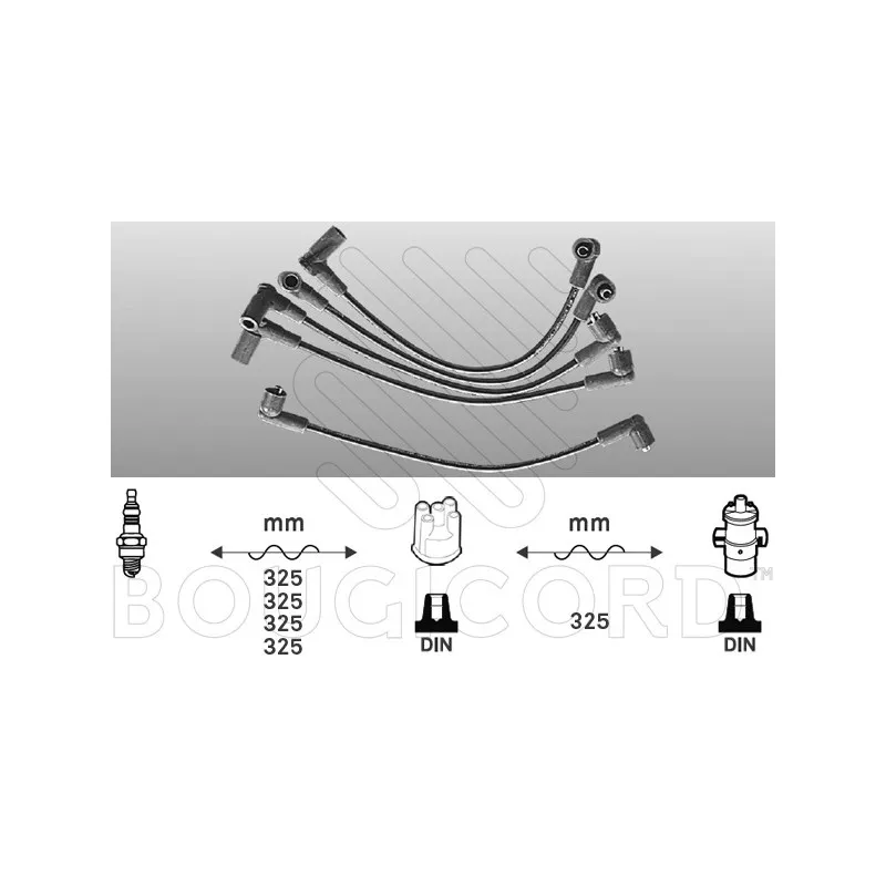 Kit de câbles d'allumage EFI AUTOMOTIVE 4011