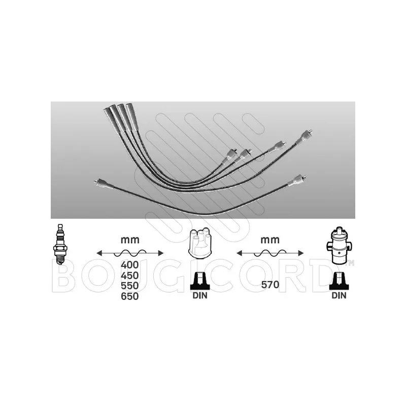 Kit de câbles d'allumage EFI AUTOMOTIVE 4020