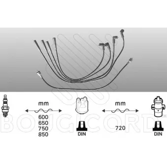 Kit de câbles d'allumage EFI AUTOMOTIVE 4021