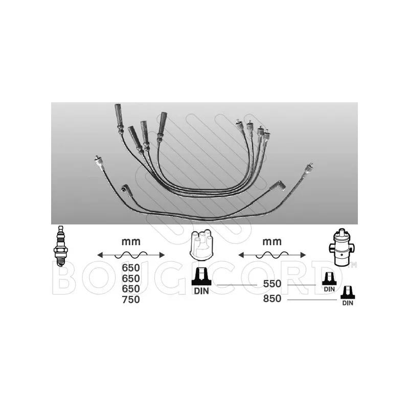 Kit de câbles d'allumage EFI AUTOMOTIVE 4086