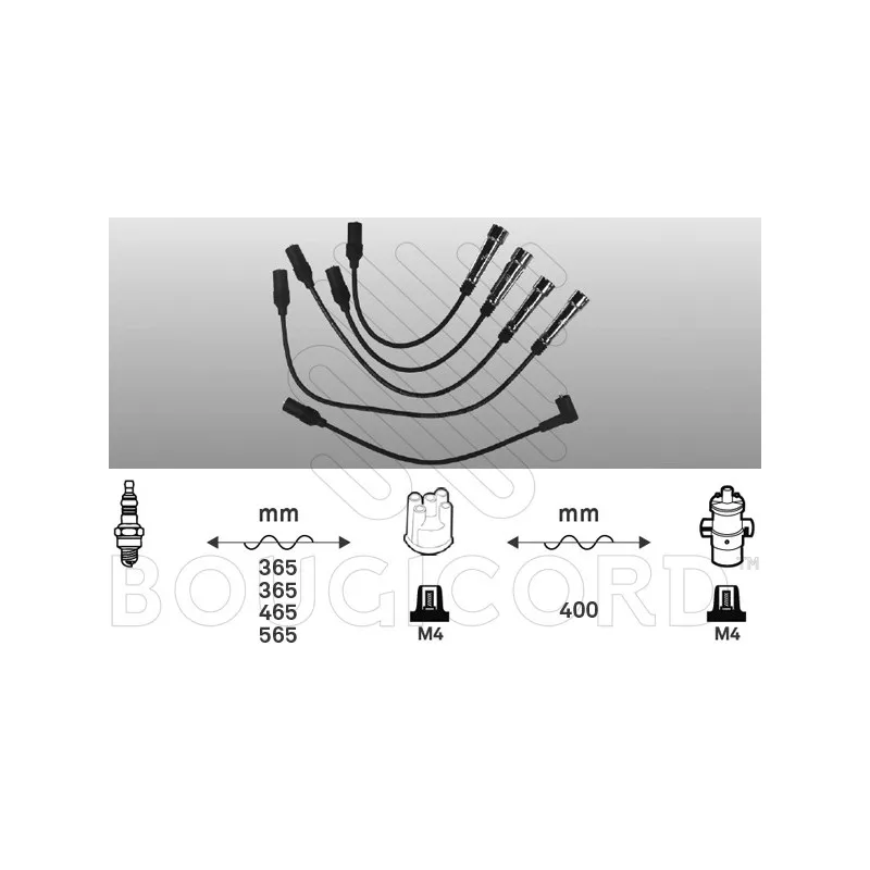 Kit de câbles d'allumage EFI AUTOMOTIVE 4101
