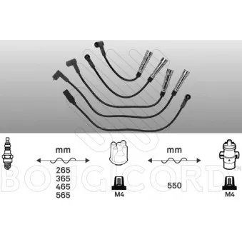 Kit de câbles d'allumage EFI AUTOMOTIVE 4102