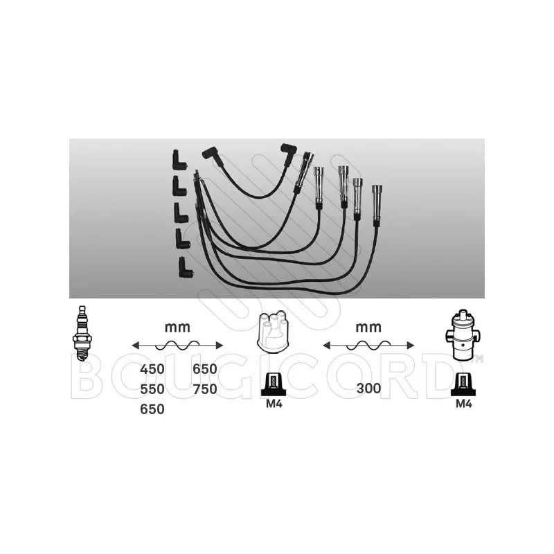 Kit de câbles d'allumage EFI AUTOMOTIVE 4103