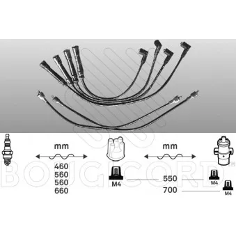 Kit de câbles d'allumage EFI AUTOMOTIVE