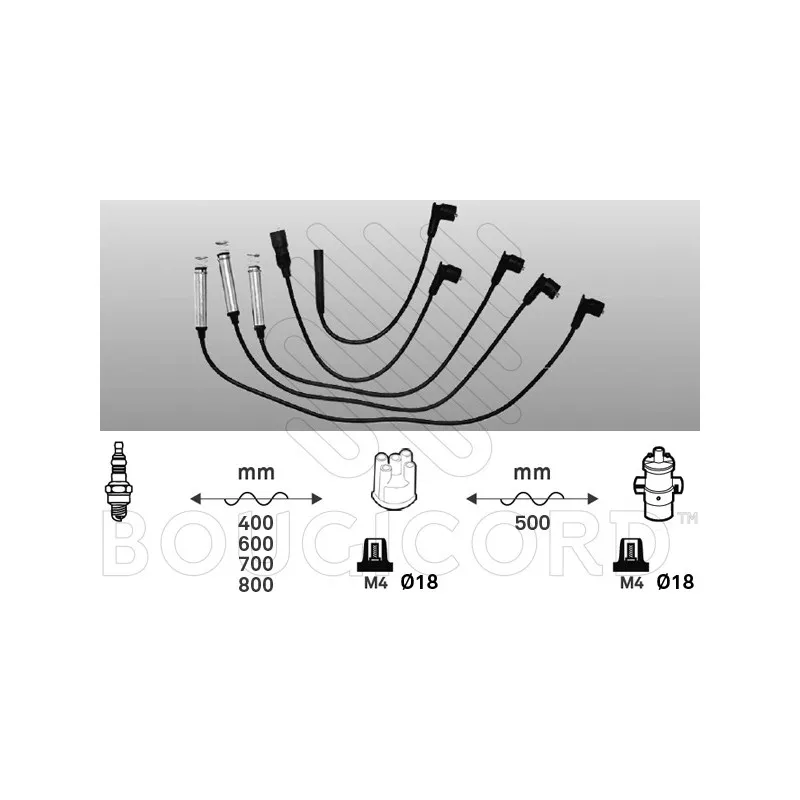 Kit de câbles d'allumage EFI AUTOMOTIVE 4112