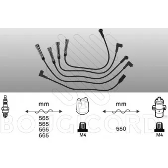 Kit de câbles d'allumage EFI AUTOMOTIVE 4113