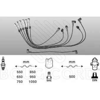 Kit de câbles d'allumage EFI AUTOMOTIVE 4114