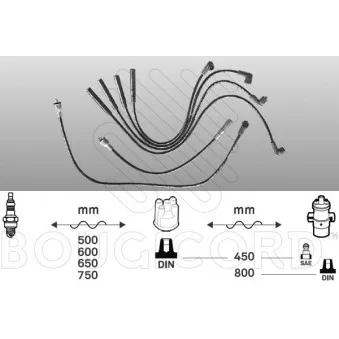 Kit de câbles d'allumage EFI AUTOMOTIVE 4120