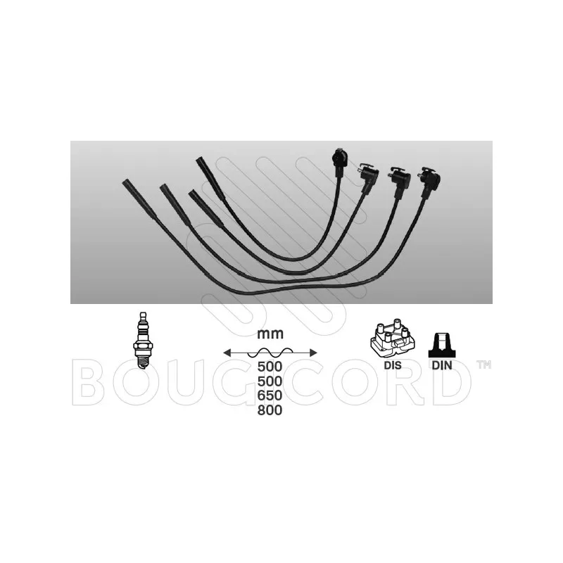 Kit de câbles d'allumage EFI AUTOMOTIVE 4150