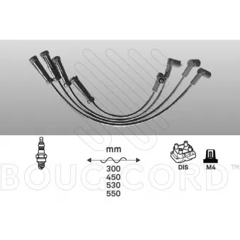 Kit de câbles d'allumage EFI AUTOMOTIVE 4162