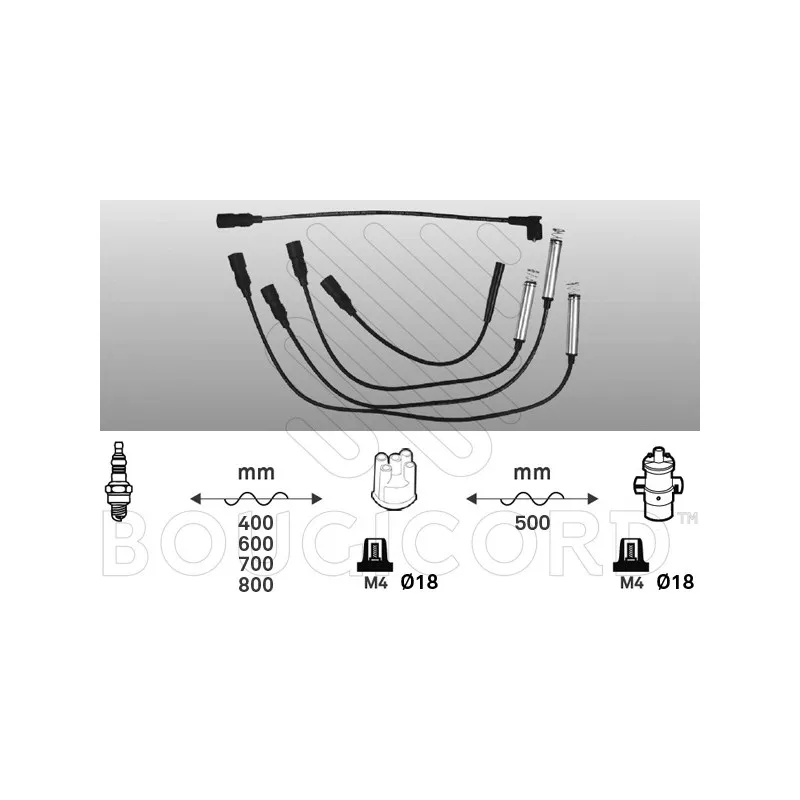 Kit de câbles d'allumage EFI AUTOMOTIVE 4164