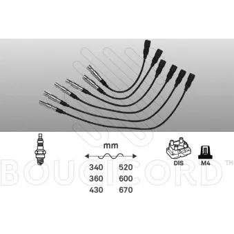 Kit de câbles d'allumage EFI AUTOMOTIVE 4172