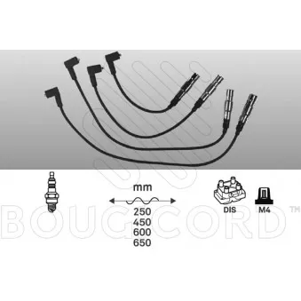 Kit de câbles d'allumage EFI AUTOMOTIVE 4173