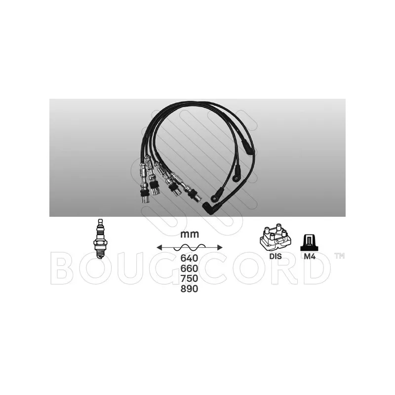 Kit de câbles d'allumage EFI AUTOMOTIVE 4196