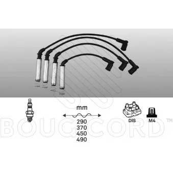 Kit de câbles d'allumage EFI AUTOMOTIVE 4197