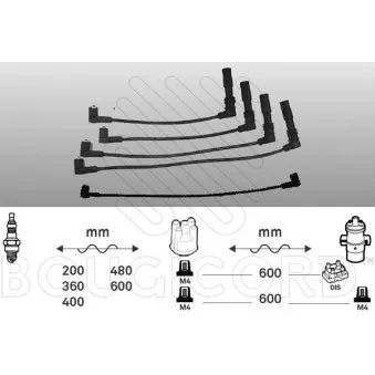 Kit de câbles d'allumage EFI AUTOMOTIVE 4205