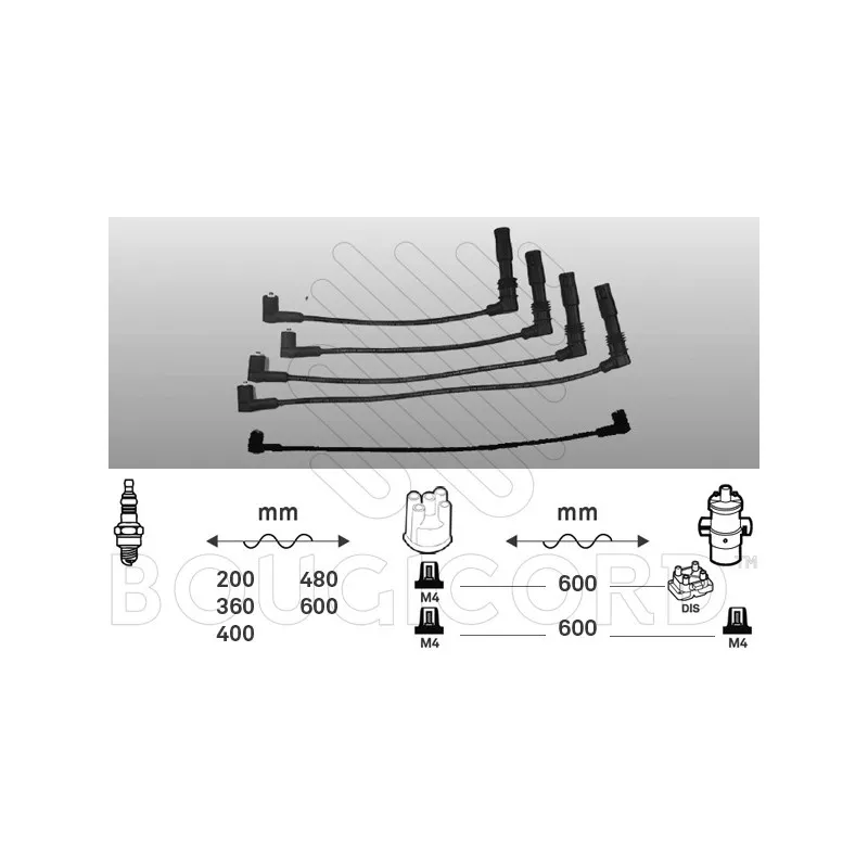 Kit de câbles d'allumage EFI AUTOMOTIVE 4205