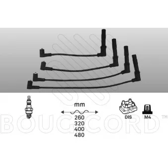 Kit de câbles d'allumage EFI AUTOMOTIVE 4207