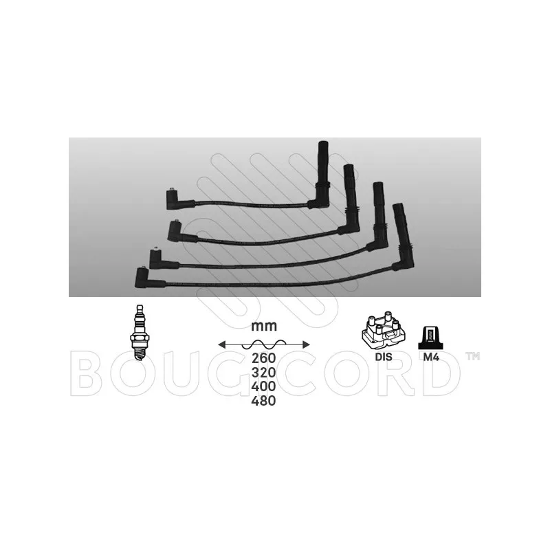 Kit de câbles d'allumage EFI AUTOMOTIVE 4207