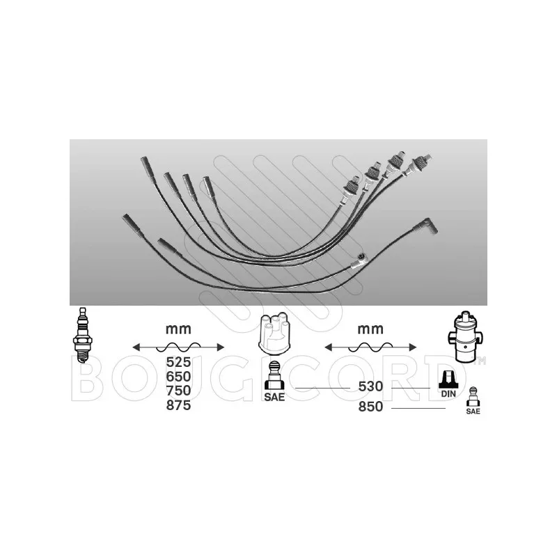 Kit de câbles d'allumage EFI AUTOMOTIVE 4304