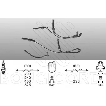 Kit de câbles d'allumage EFI AUTOMOTIVE 4306