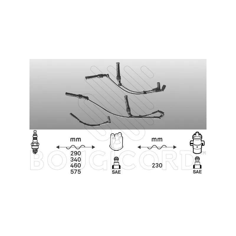 Kit de câbles d'allumage EFI AUTOMOTIVE 4306