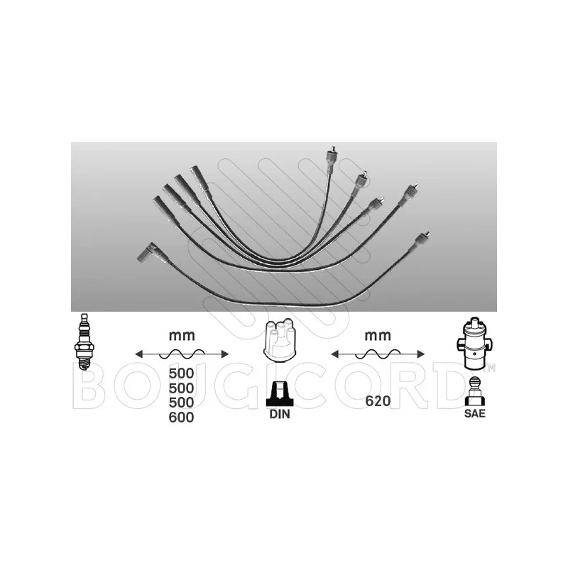 Kit de câbles d'allumage EFI AUTOMOTIVE 4313