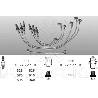 Kit de câbles d'allumage EFI AUTOMOTIVE 4319