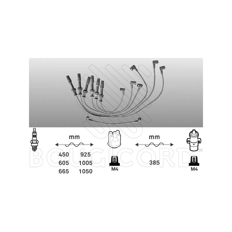 Kit de câbles d'allumage EFI AUTOMOTIVE 4325