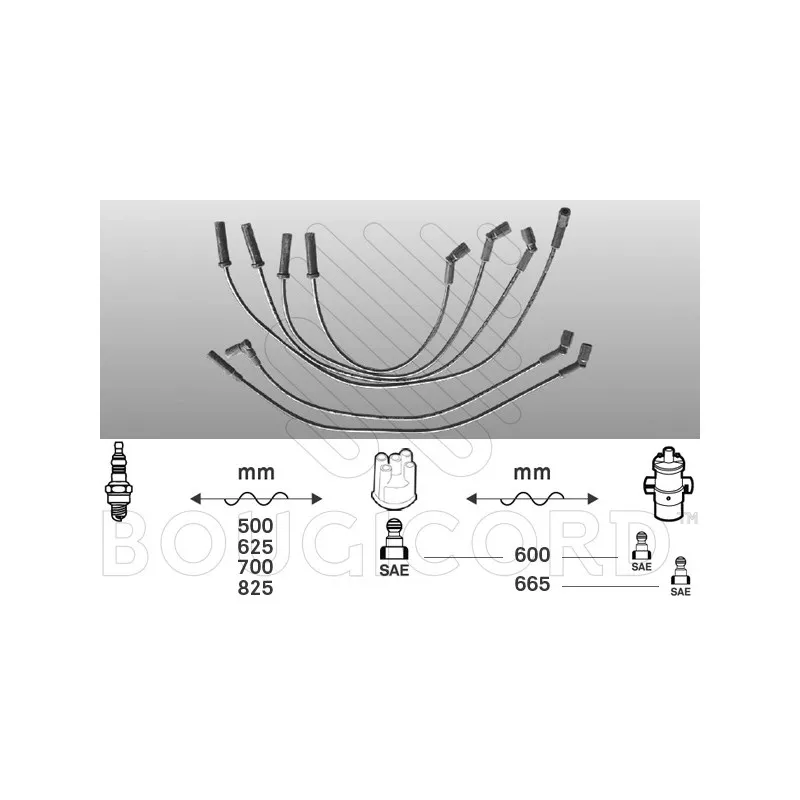 Kit de câbles d'allumage EFI AUTOMOTIVE 4326