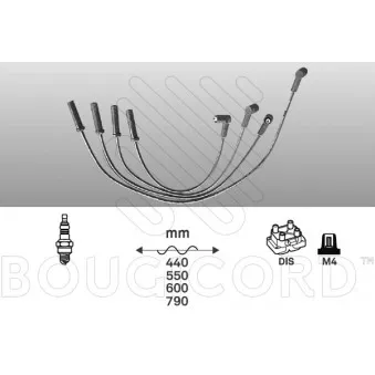 Kit de câbles d'allumage EFI AUTOMOTIVE 4333