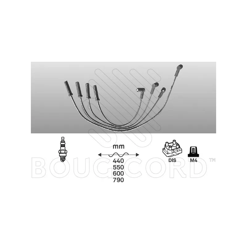 Kit de câbles d'allumage EFI AUTOMOTIVE 4333