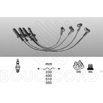 Kit de câbles d'allumage EFI AUTOMOTIVE 4334