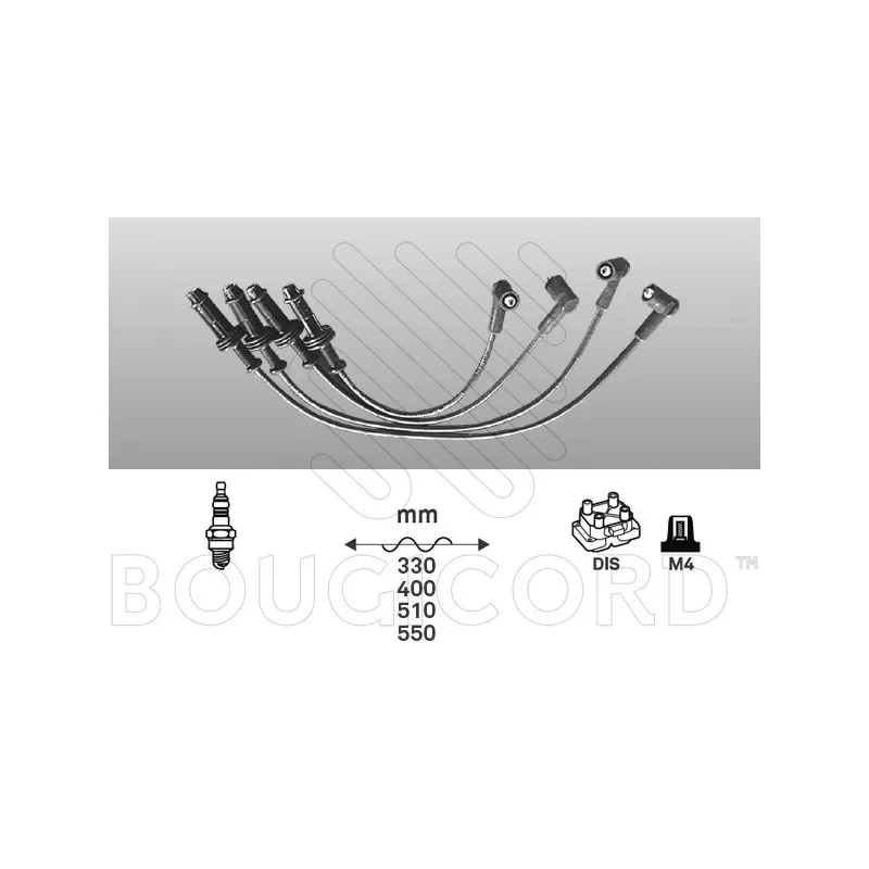 Kit de câbles d'allumage EFI AUTOMOTIVE 4334