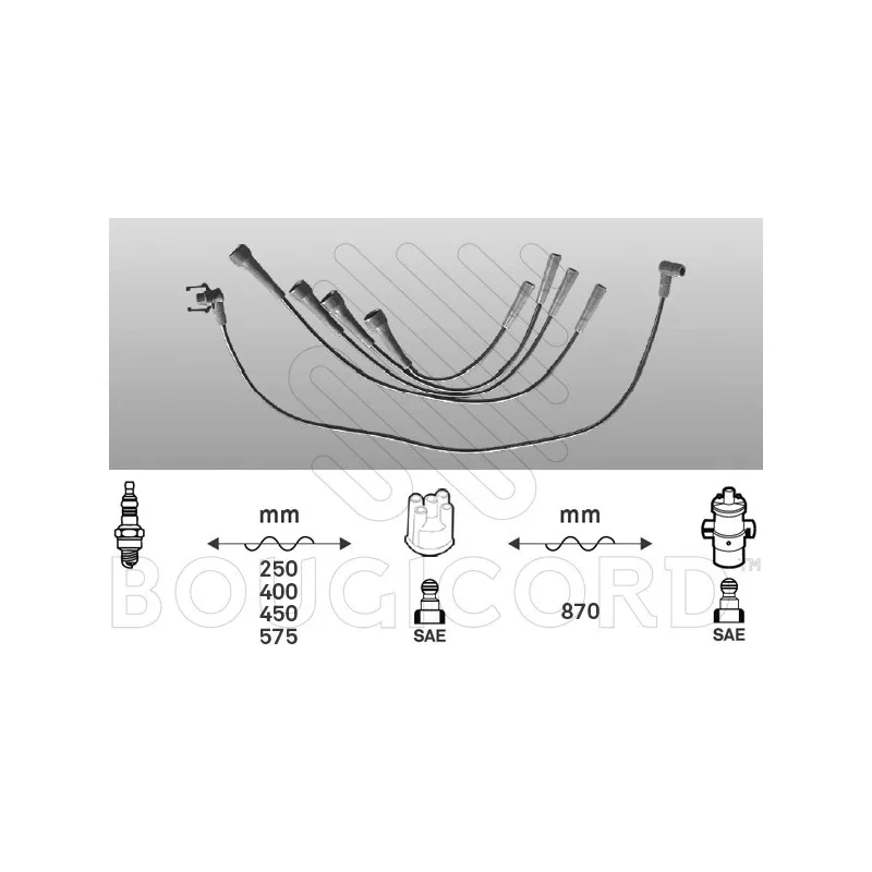 Kit de câbles d'allumage EFI AUTOMOTIVE 4474