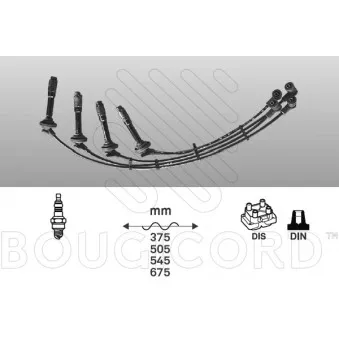 Kit de câbles d'allumage EFI AUTOMOTIVE 6101
