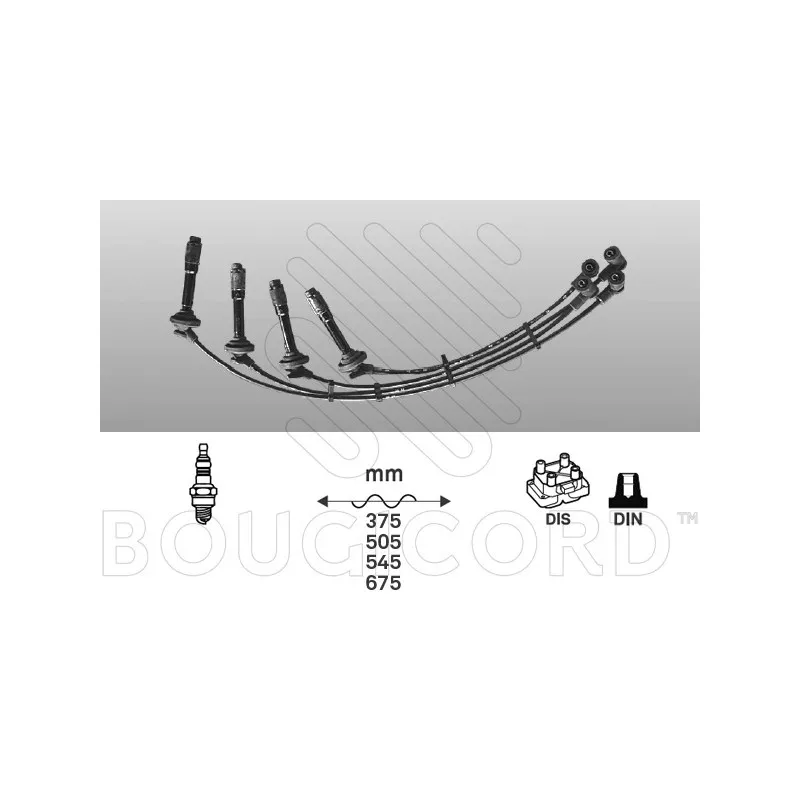 Kit de câbles d'allumage EFI AUTOMOTIVE 6101