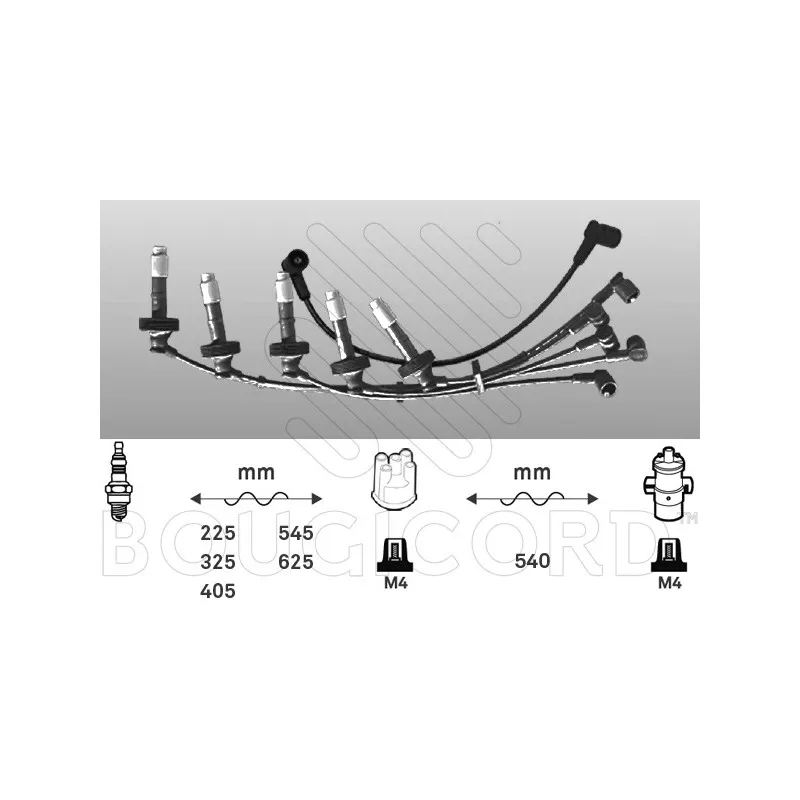 Kit de câbles d'allumage EFI AUTOMOTIVE 6469