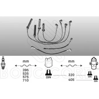 Kit de câbles d'allumage EFI AUTOMOTIVE 6518
