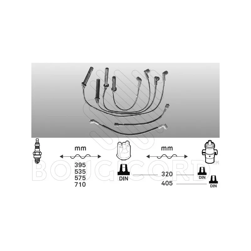Kit de câbles d'allumage EFI AUTOMOTIVE 6518