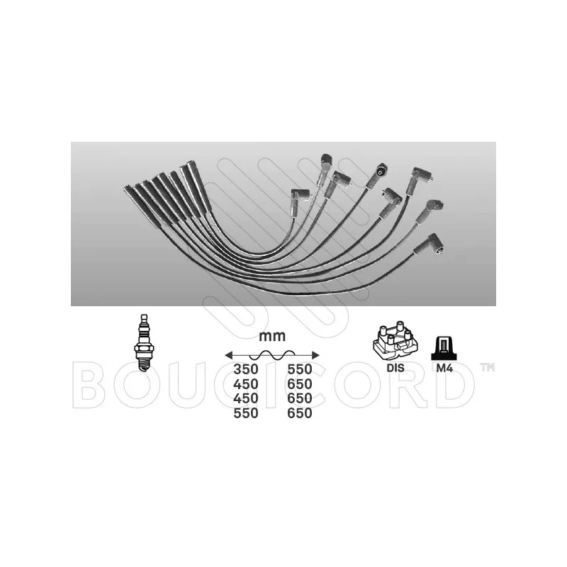 Kit de câbles d'allumage EFI AUTOMOTIVE 7103