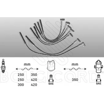 Kit de câbles d'allumage EFI AUTOMOTIVE 7111