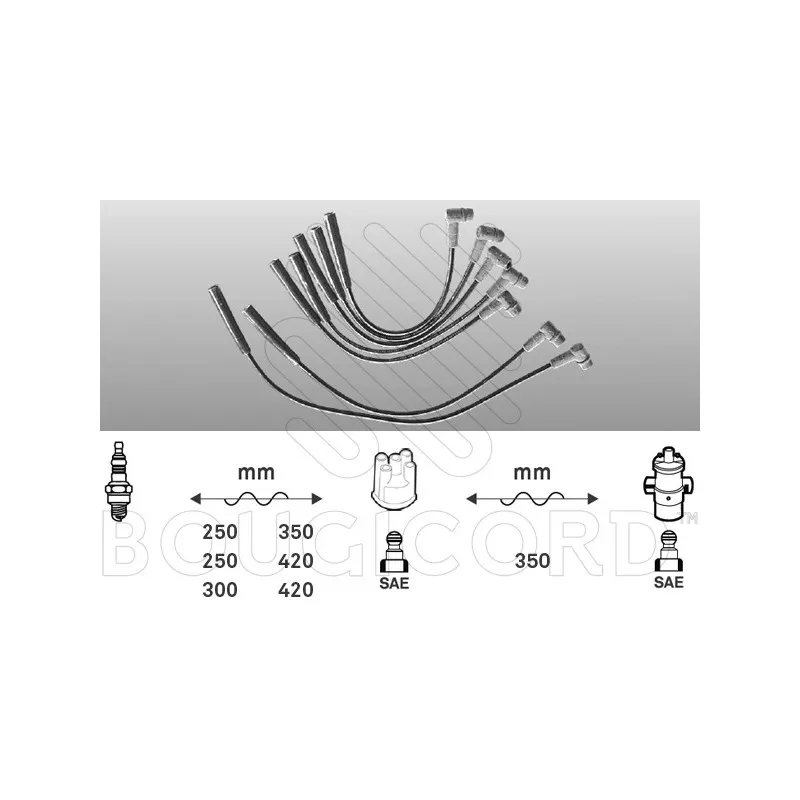 Kit de câbles d'allumage EFI AUTOMOTIVE 7111