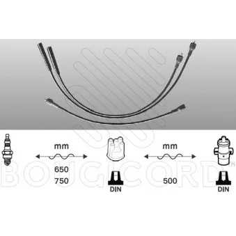 Kit de câbles d'allumage EFI AUTOMOTIVE 7114