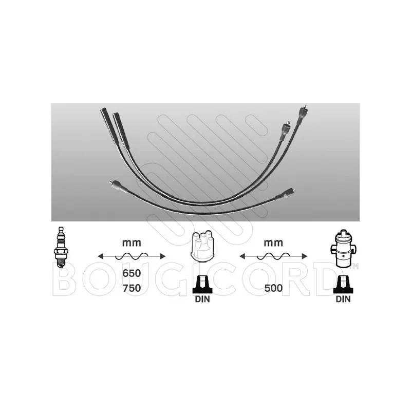 Kit de câbles d'allumage EFI AUTOMOTIVE 7114