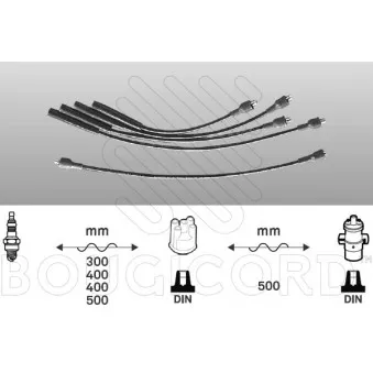 Kit de câbles d'allumage EFI AUTOMOTIVE 7120