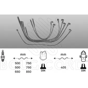 Kit de câbles d'allumage EFI AUTOMOTIVE 7125